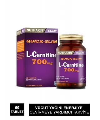 Nutraxin L-Carnitine 700 mg 60 Kapsül