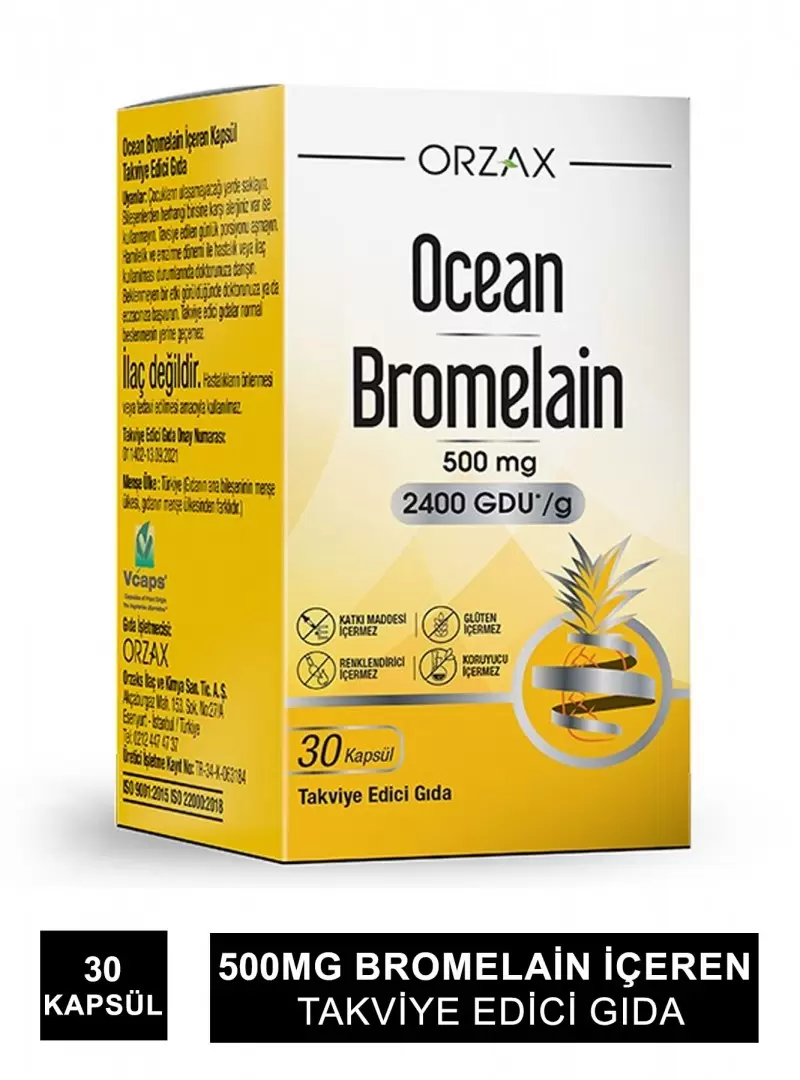 Ocean Bromelain 500mg 30 Kapsül