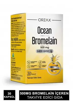 Ocean Bromelain 500mg 30 Kapsül