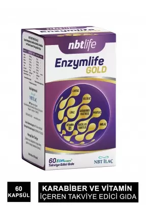 Nbt Life Enzymlife Gold 60 Kapsül