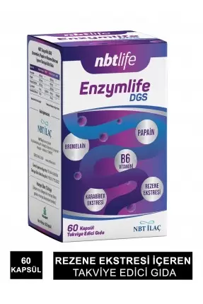 Nbt Life Enzymlife DGS 60 Kapsül