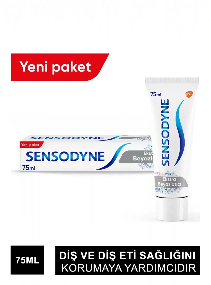 Sensodyne Beyazlatıcı Diş Macunu 75 ml (S.K.T 09-2025)