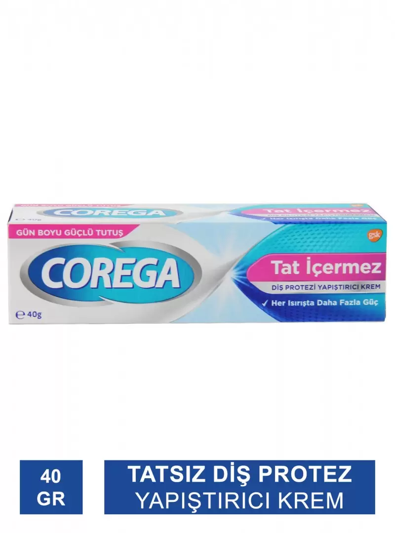 Corega Super Tat İçermez Diş Protezi Yapıştırıcı Krem