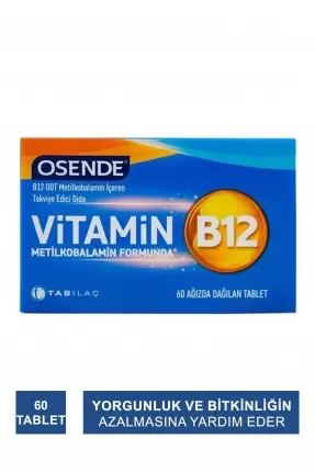 Osende Vitamin B12 60 Tablet