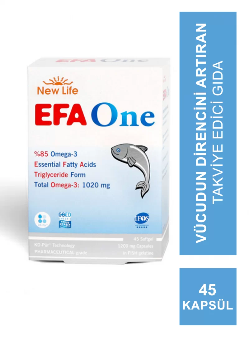 Outlet - New Life EFA One 1200 mg 45 Kapsül