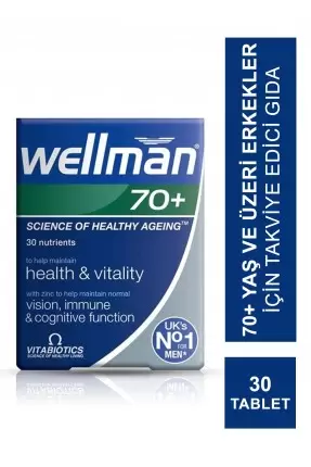 Vitabiotics Wellman 70+ 30 Tablet