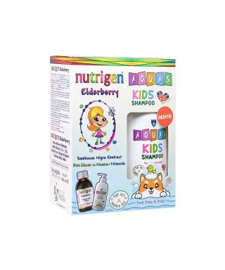 Nutrigen Kara Mürver Şurup 200 ml ( Aquas Kids Şampuan Hediye )