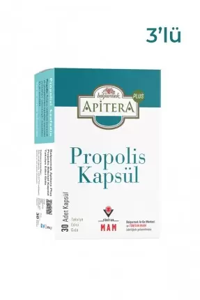 Balparmak Apitera Plus Propolis 30 Kapsül x 3 Adet