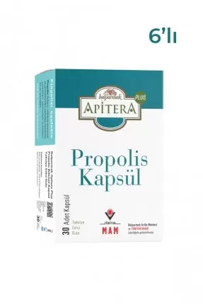 Balparmak Apitera Plus Propolis 30 Kapsül x 6 Adet