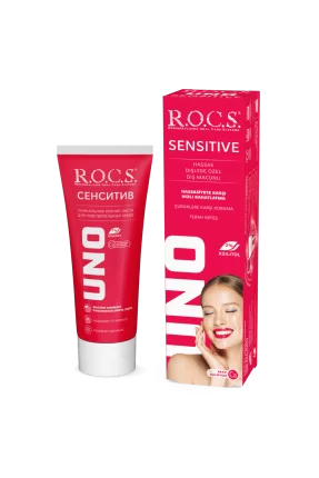 Rocs Uno Sensitive ( Hassasiyet ) Diş Macunu 60 ml