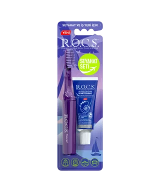 Rocs Travel Kit ( Seyahat Seti ) Diş Macunu + Fırça