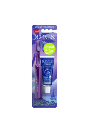 Rocs Travel Kit ( Seyahat Seti ) Diş Macunu + Fırça