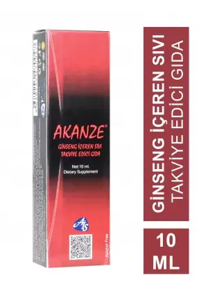 Akanze Takviye Edici Gıda 10 ml