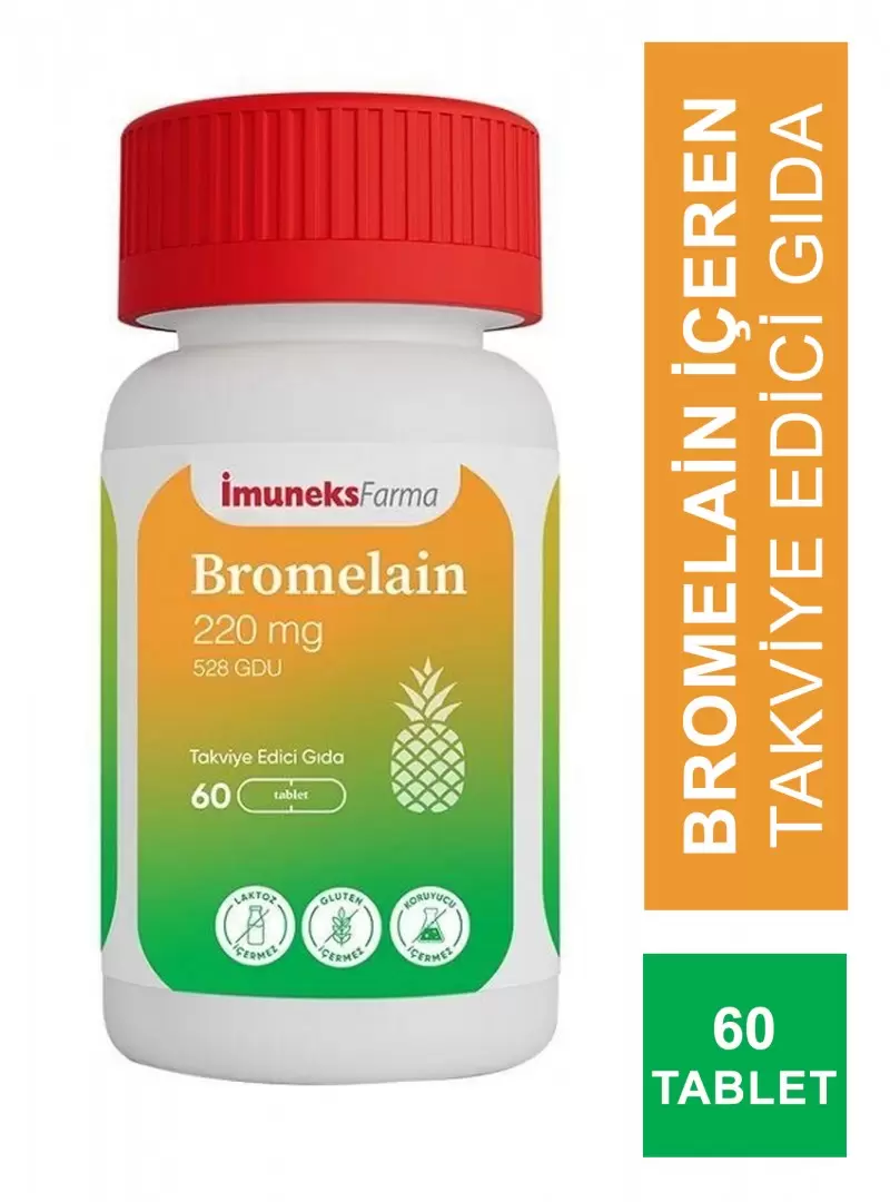 İmuneks Bromelain 220mg 60 Tablet