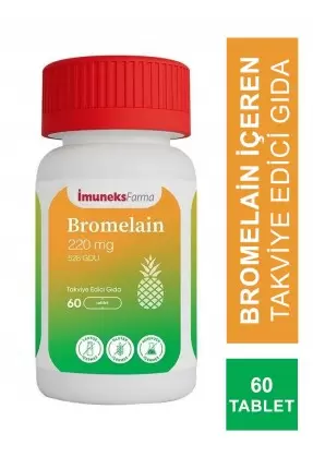 İmuneks Bromelain 220mg 60 Tablet