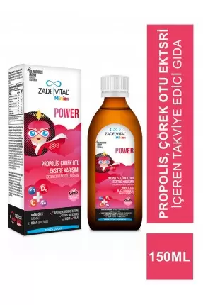 Zade Vital Miniza Power Sıvı Takviye Edici Gıda 150 ml