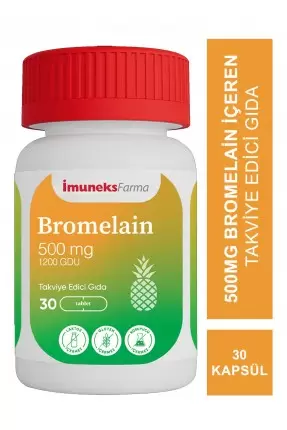 İmuneks Bromelain 500mg 30 Tablet