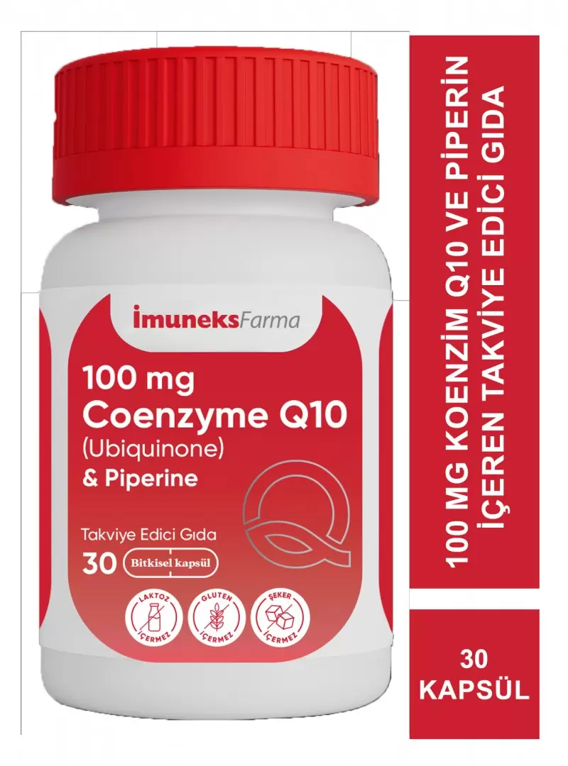 İmuneks Koenzim Q10 100mg 30 Kapsül