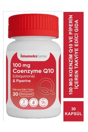 İmuneks Koenzim Q10 100mg 30 Kapsül