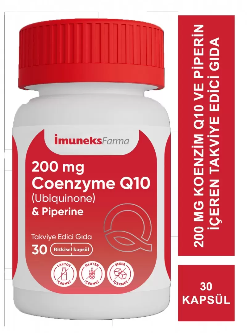 İmuneks Koenzim Q10 200mg 30 Kapsül