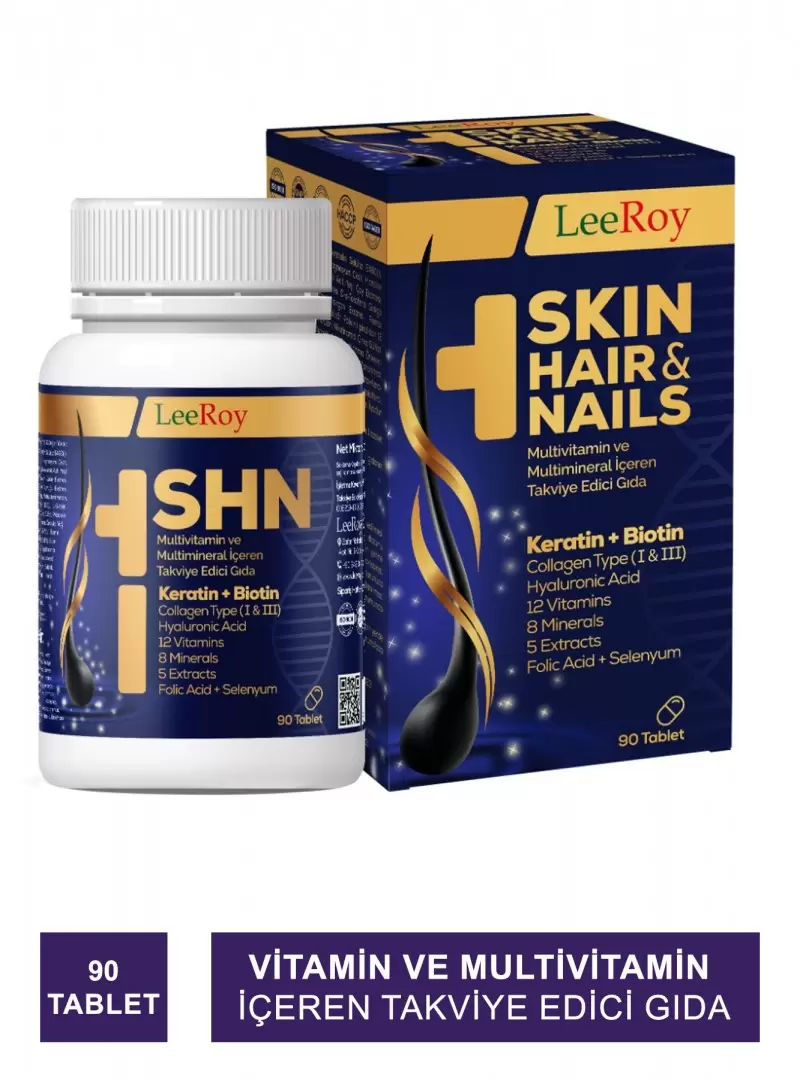 LeeRoy Skin , Hair & Nails 90 Tablet