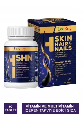 LeeRoy Skin , Hair & Nails 90 Tablet