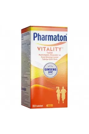 Pharmaton Vitality Multivitamin 60 Tablet - Takviye Edici Gıda