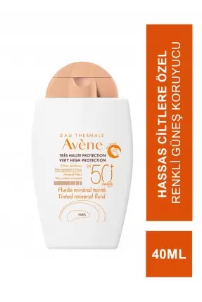 Avene SPF 50+ Fluide Mineral Tinted 40 ml (S.K.T 10-2025)