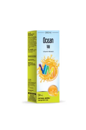 Outlet - Ocean VM Vitamin Mineral Şurup Portakal Aromalı 150 ml