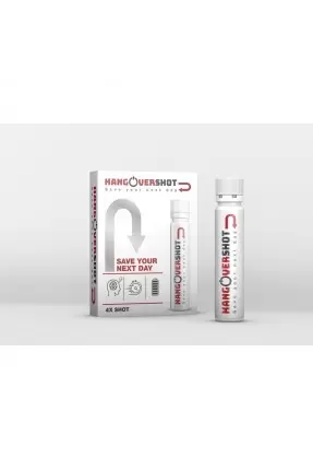 HangoverShot Save Your Next Day 4 X 25ml Shot