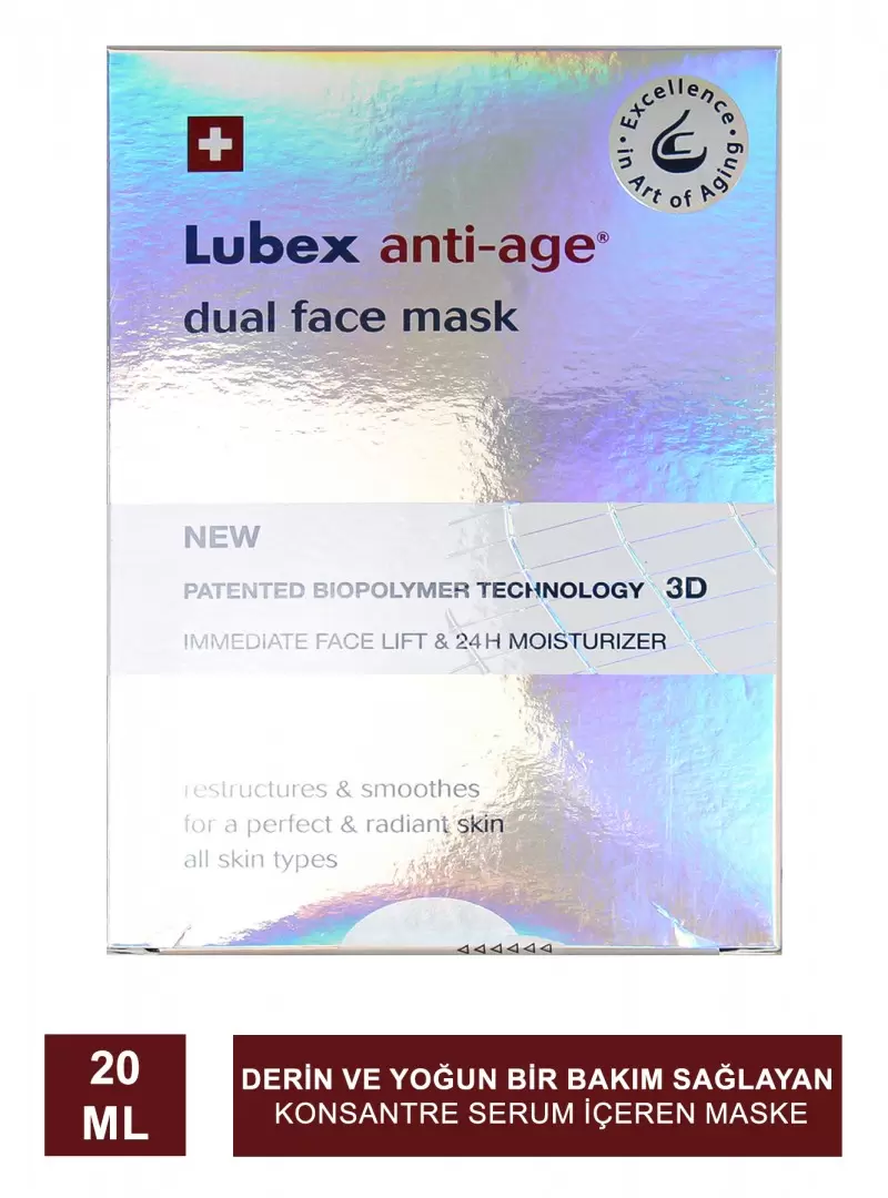 Lubex Anti Age Dual Face Mask 20 ml