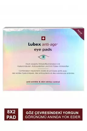 Lubex Anti Age Eye Pads 8 Poşet x 2 Pad