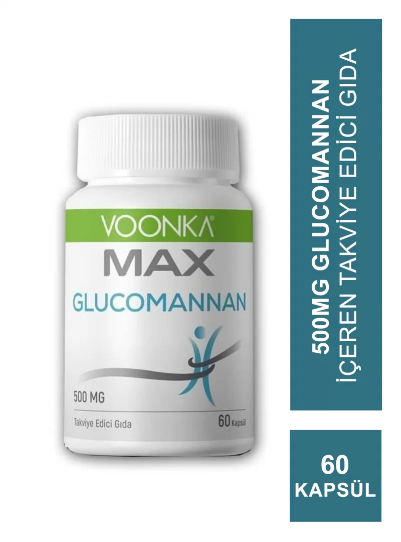 Voonka Max Glucomannan 500mg 60 Kapsül