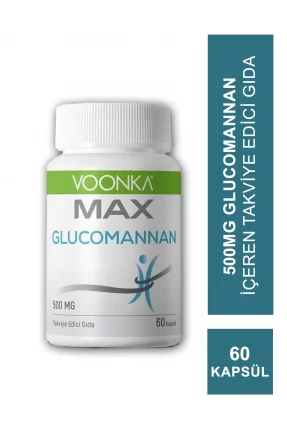 Voonka Max Glucomannan 500mg 60 Kapsül