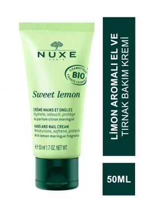 Nuxe Sweet Lemon Hand & Nail Cream Onarıcı Besleyici El ve Tırnak Kremi 50 ml