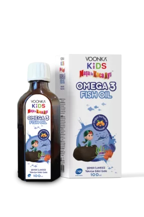 Voonka Kids Omega 3 Fish Oil - Maşa ile Koca Ayı 100ml