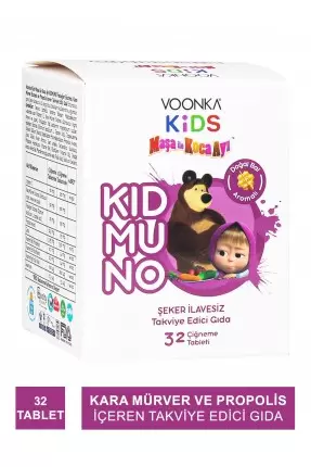 Voonka Kids Maşa ile Koca Ayı Kidmuno 32 Tablet