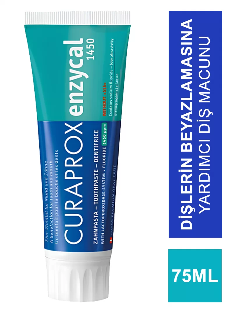 Curaprox Enzycal 1450 PPM Diş Macunu 75ml