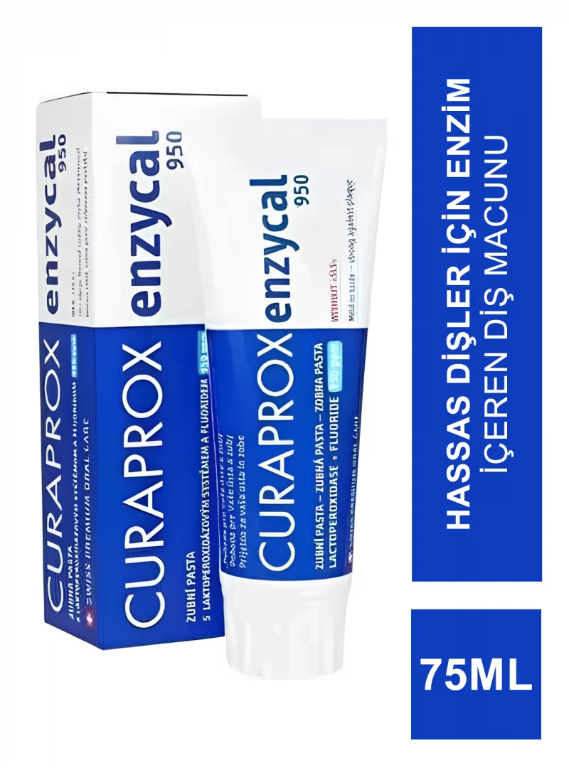 Curaprox Enzycal 950 PPM Diş Macunu 75ml