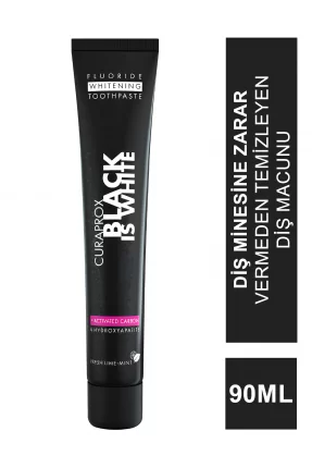 Curaprox Black is White Beyazlatıcı Diş Macunu 90 ml