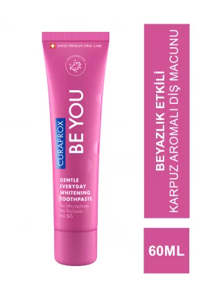 Curaprox Be You Beyazlatıcı ( Karpuz ) Diş Macunu - Pink 60 ml