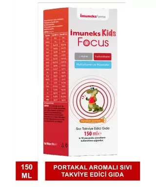 İmuneks Kids Focus 150 ml