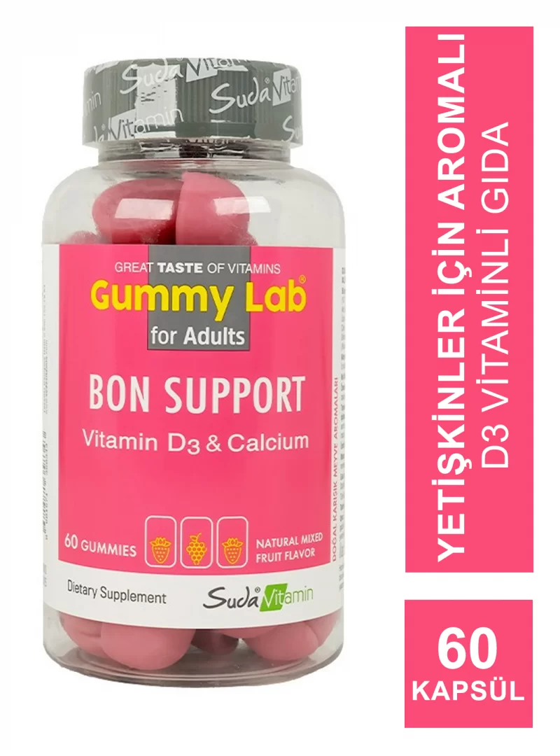 Suda Vitamin Gummy Lab Bon Support for Adult 60 Yumuşak Kapsül