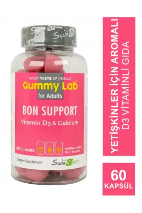 Suda Vitamin Gummy Lab Bon Support for Adult 60 Yumuşak Kapsül