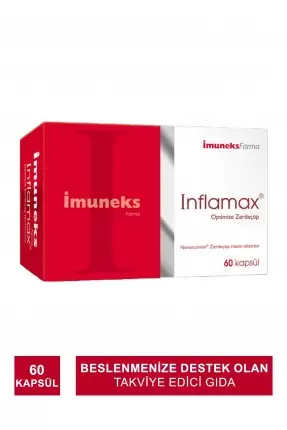 Imuneks Inflamax Optimize Zerdeçöp 60 Kapsül (S.K.T 03-2025)