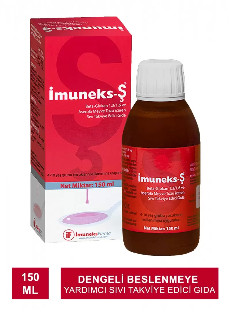 Imuneks Ş Şurup 150 ml (S.K.T 08-2024)