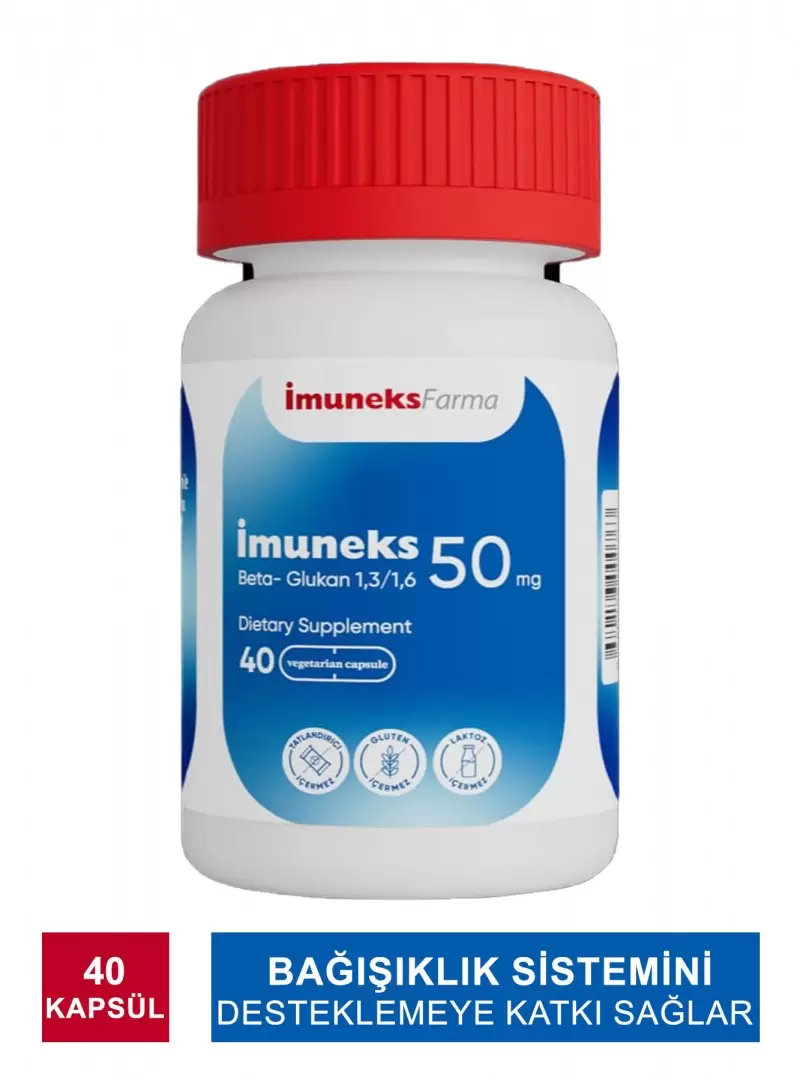 Imuneks 50 mg 40 Kapsül (S.K.T 11-2025)