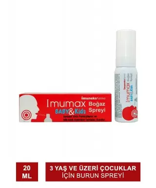 İmuneks Imumax Baby & Kids Boğaz Spreyi 20 ml