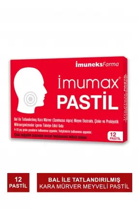 Imuneks Imumax Pastil 12 Adet (S.K.T 01-2026)