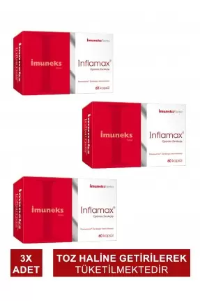 Imuneks Inflamax Optimize Zerdeçöp 60 Kapsül x 3 Adet